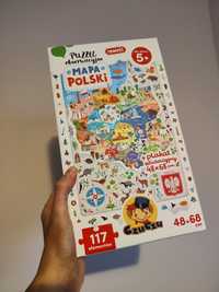 CzuCzu, Puzzle obserwacyjne, Mapa Polski, 117 elementów