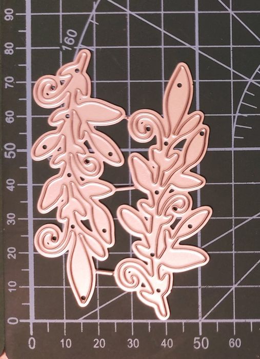 67. Wykrojniki listki liście gałązki scrapbooking