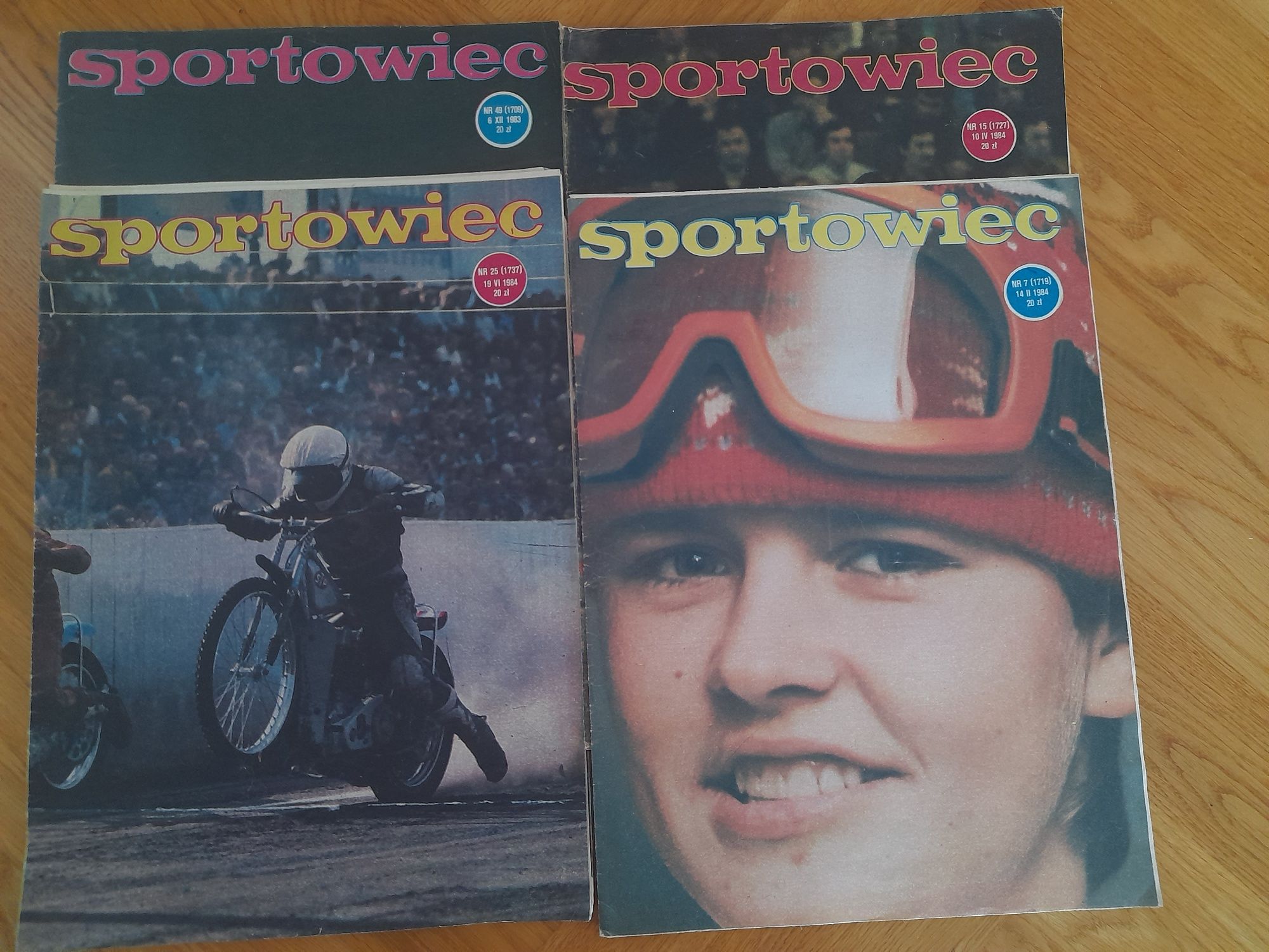 Czasopismo sportowiec  rocznik 1983 i 1984, gazeta sportowiec