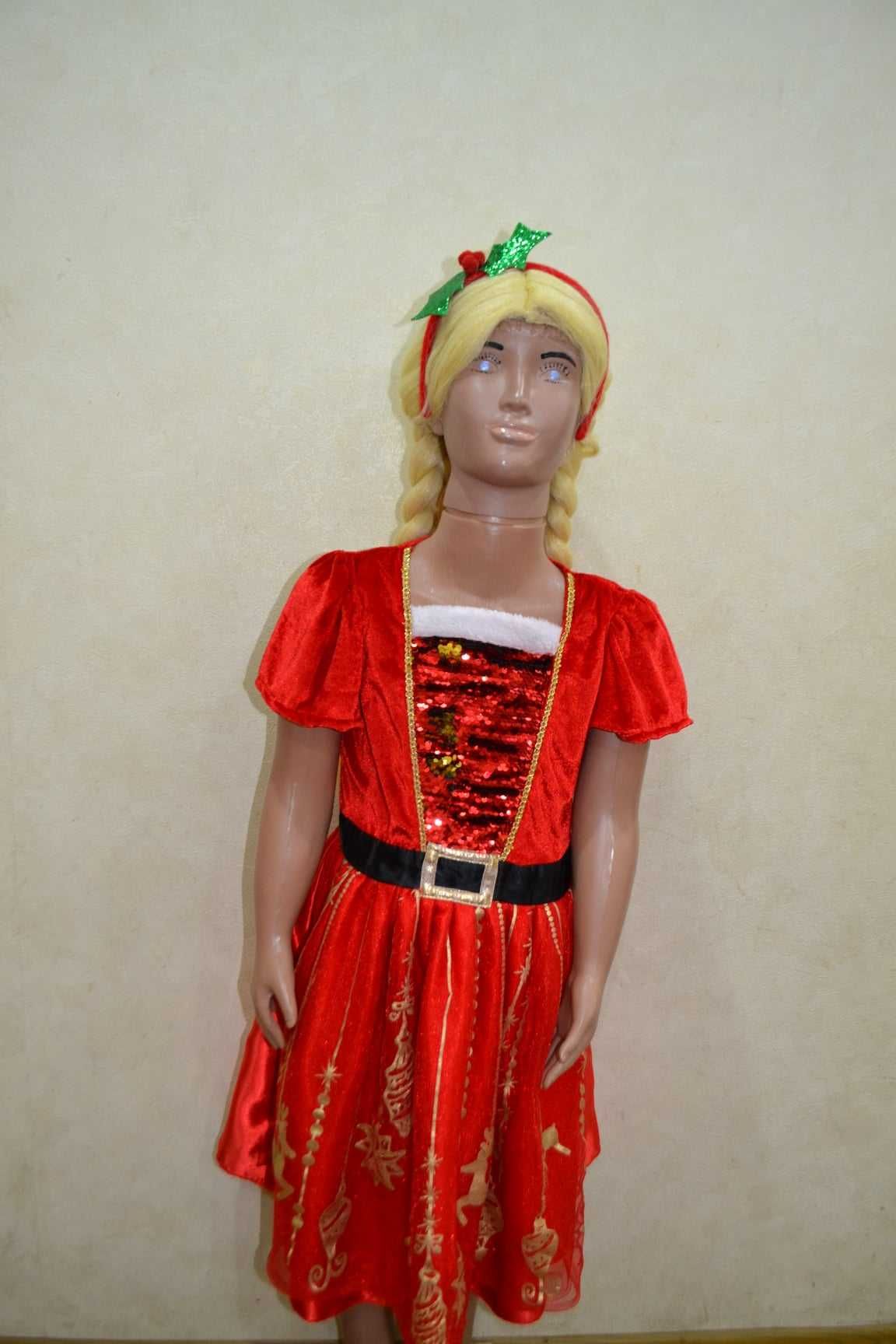 новогодний карнавальный костюм помошницы санты