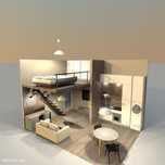 Apartamento T0 + Mezanino