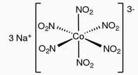 Heksaazotynokobaltan sodu (III) Na3(Co(NO2)6) 12 g, do wykrywania K+