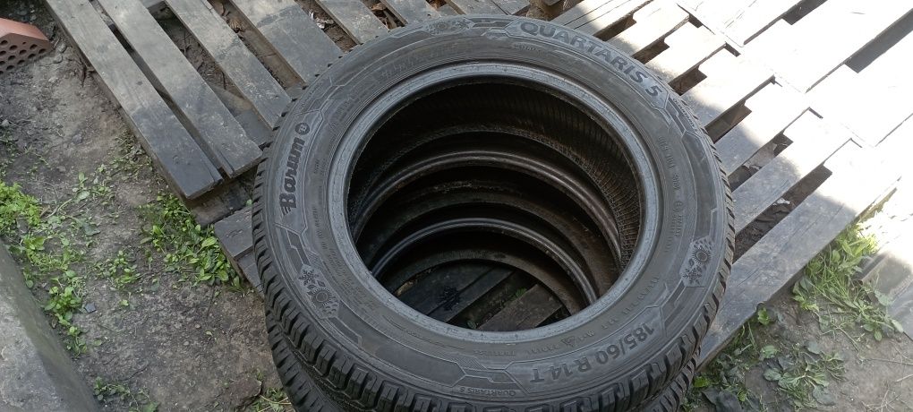 Barum 185 60 r14 2шт шини резина всесезонка б'у гума з Європи