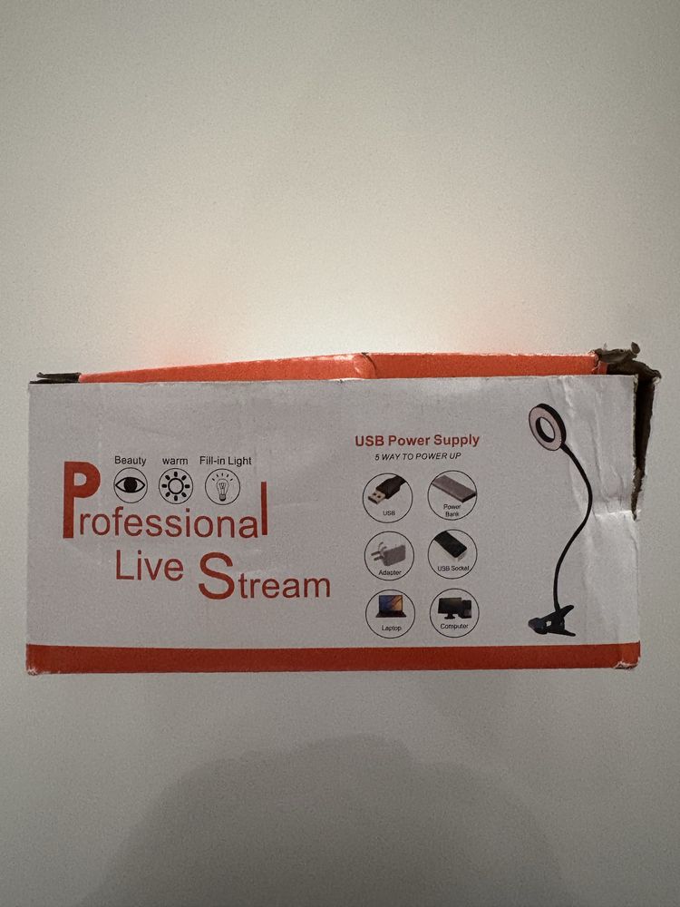 Lupa com lampada led