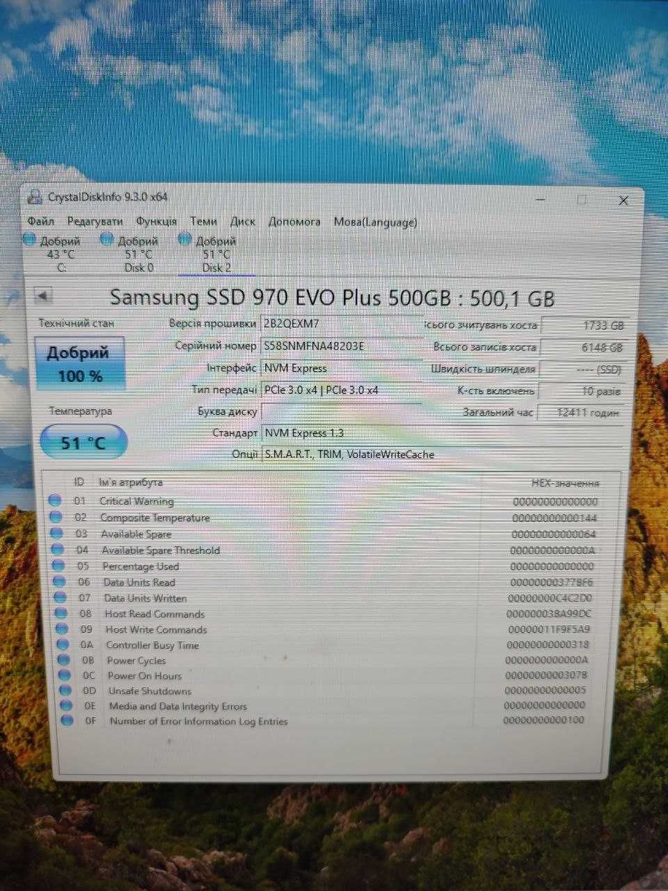 SSD накопичувач Samsung 970 EVO Plus 500 GB (MZ-V7S500BW)