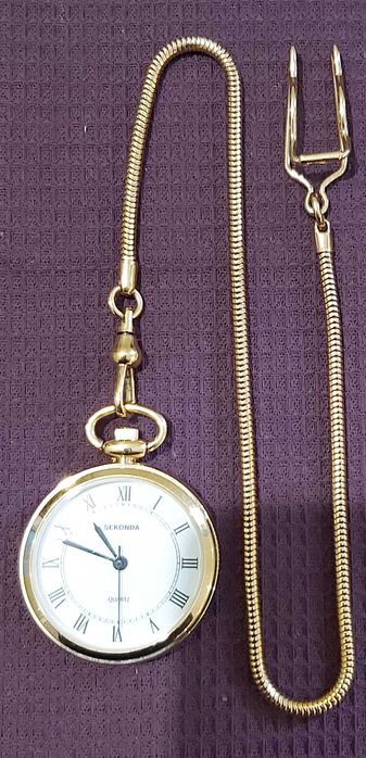 Кишеньковий годинник Seconda,новий,в коробці