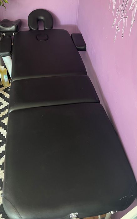 Leżanka/ stół do tatuażu/ masażu KWADRON - aluminium