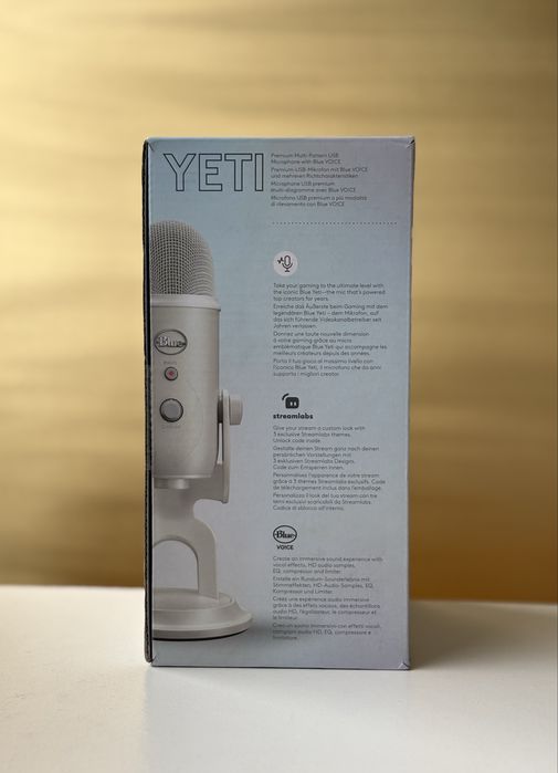 Студійний мікрофон Logitech Blue Yeti USB — новий