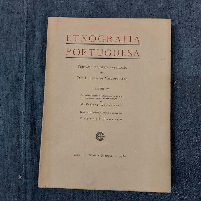 J. Leite De Vasconcellos-Etnografia Portuguesa-Vol. IV-1958