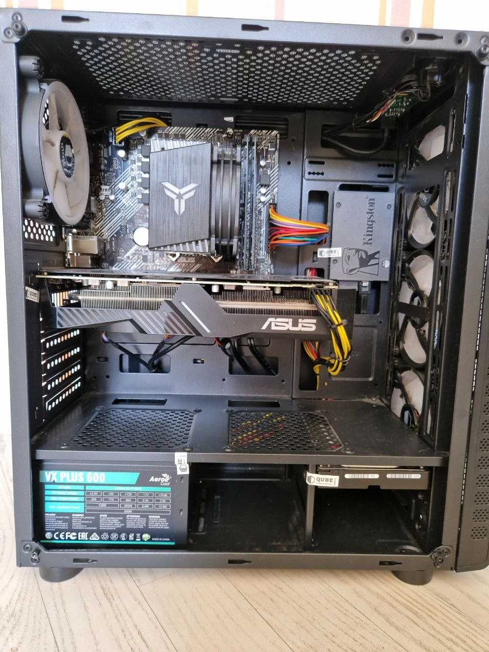 Ігровий комп'ютер QUBE, Ryzen 5 3600, RX 5600 XT, 16gb