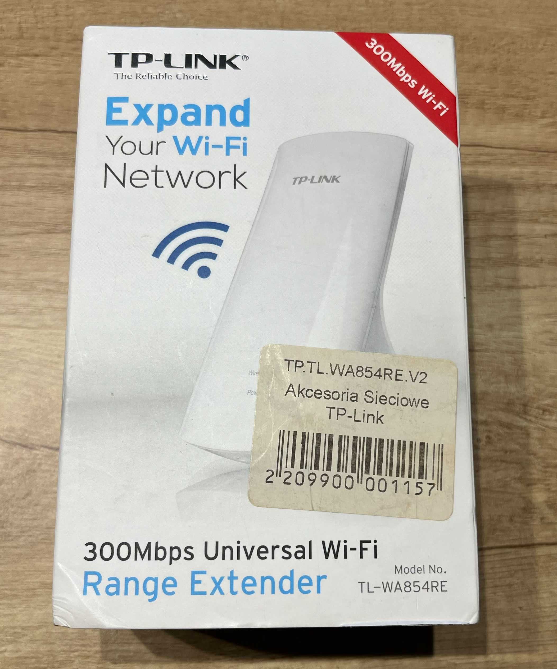 Wzmacniacz sieci TP-LINK TL-WA854RE 2.4 GHz, Wi-Fi 4 (802.11 b/g/n)