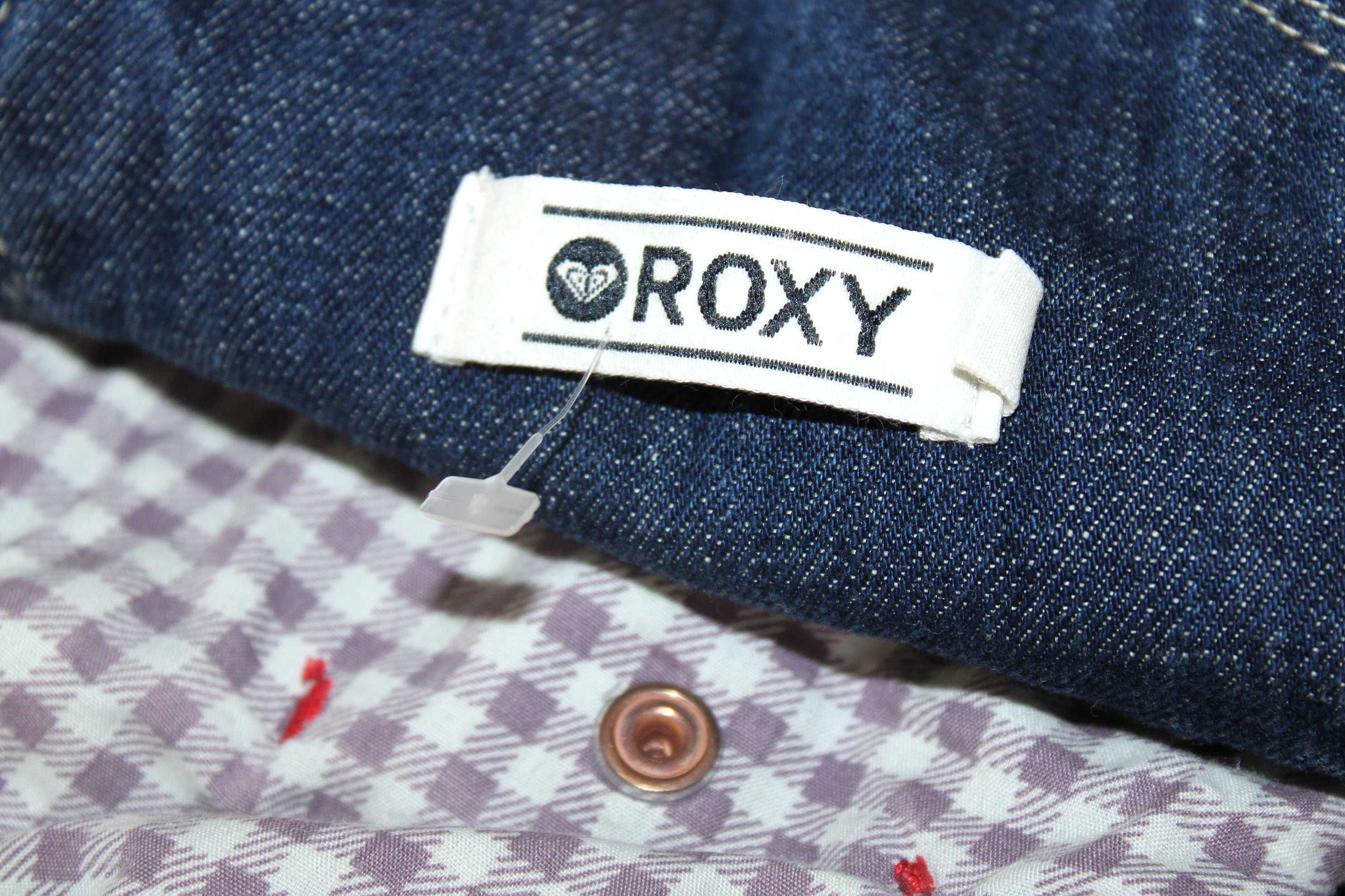 x7 ROXY Wygodne Damskie Spodnie Jeans Ogrodniczki 36 S