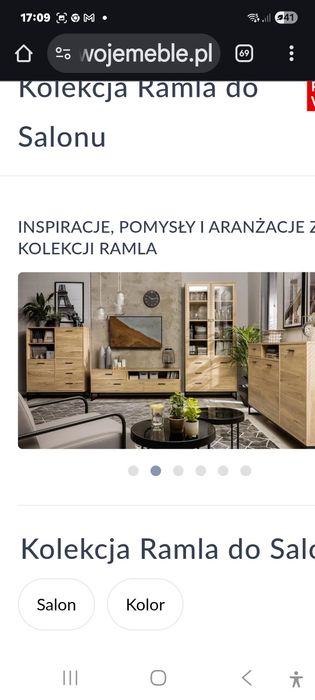 Zestaw mebli do salonu Ramla