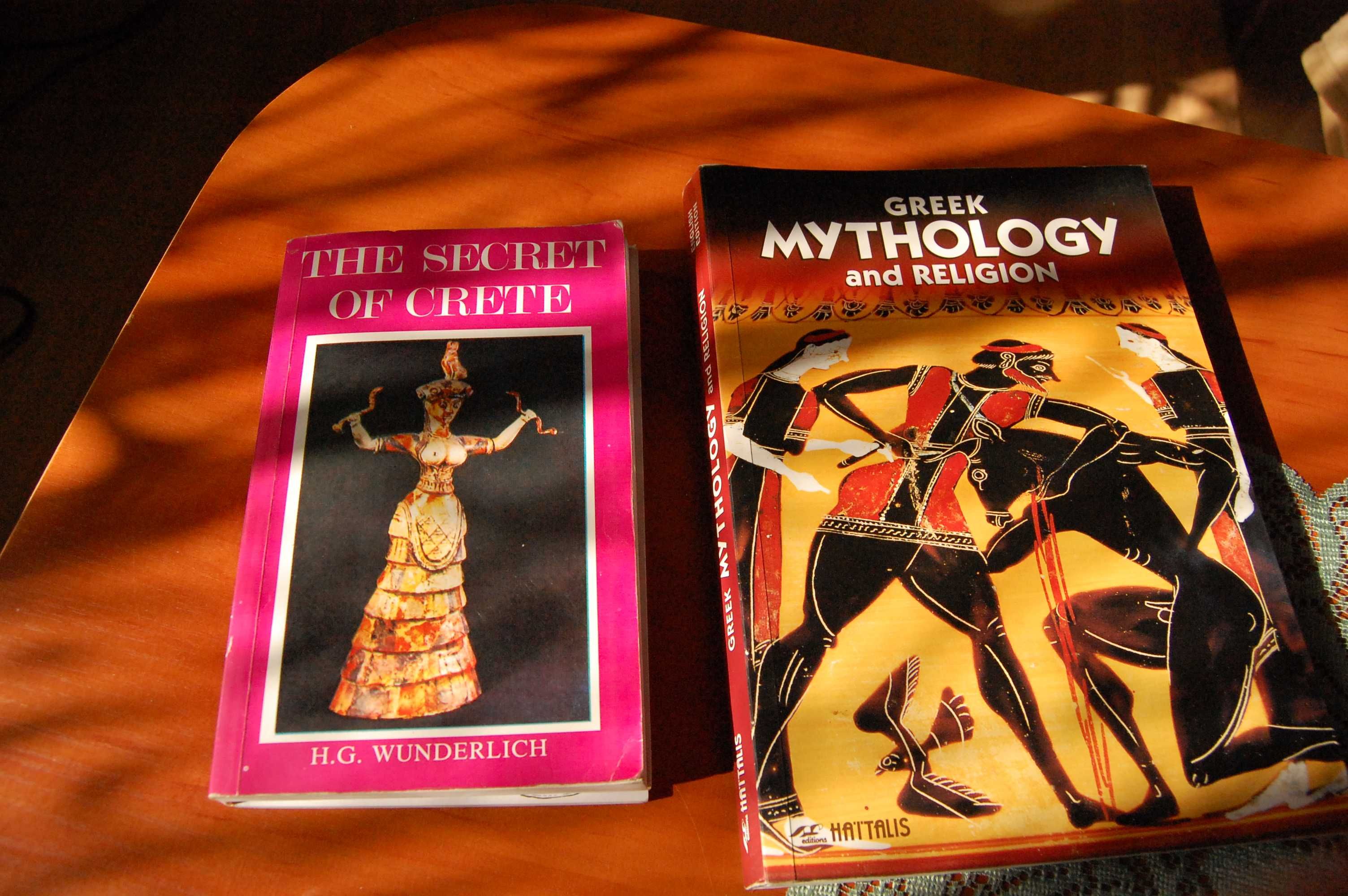 Greek mythology and religion. Sekrety Krety.English.2 książki