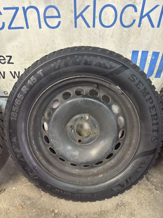Koła Zimowe felgi stalowe+opony zimowe 4x100 Renault Dacia 185/65/15