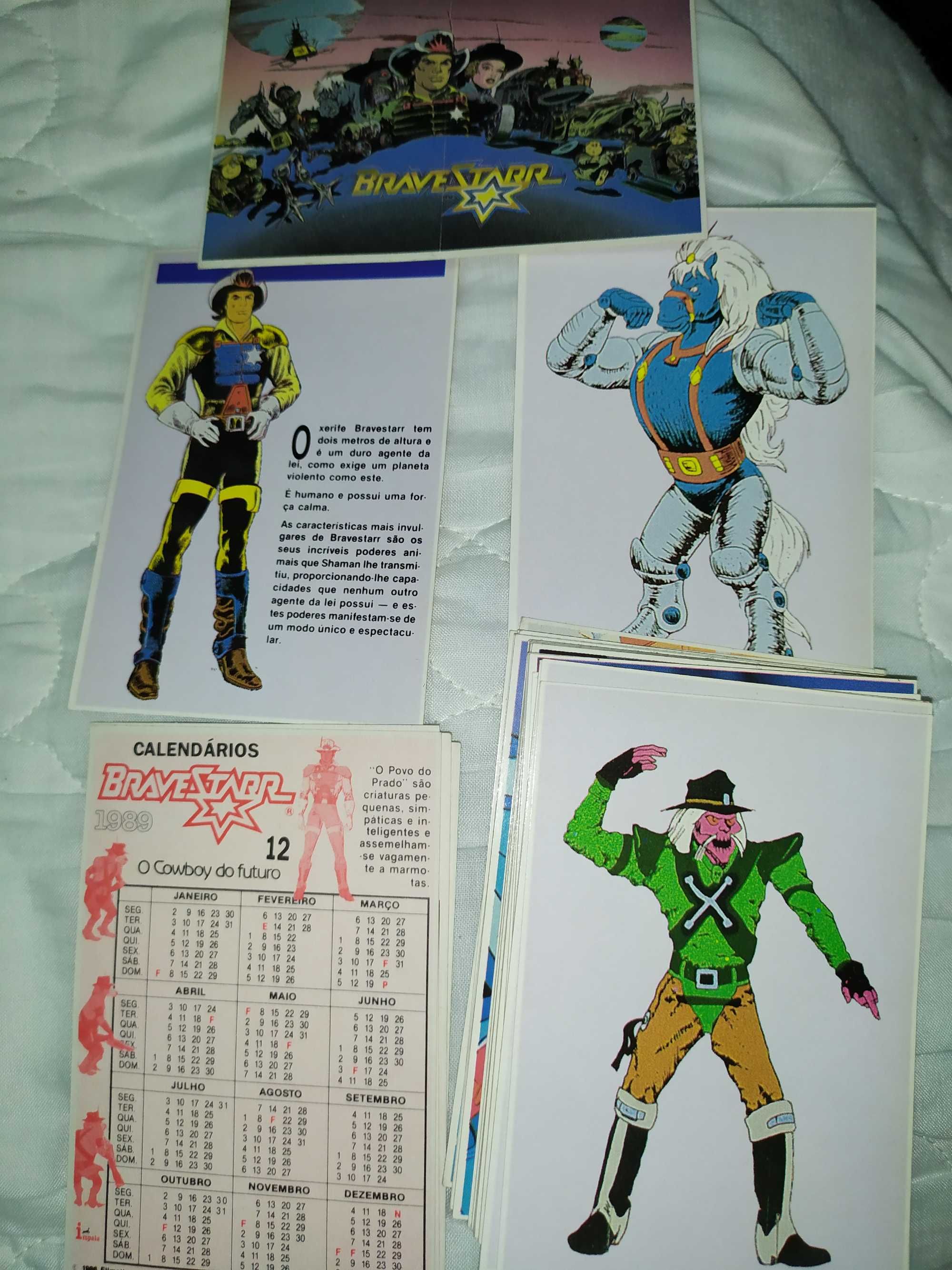 Bravestarr - 1989 - calendários