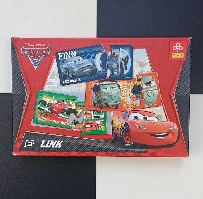 Puzzle układanka Auta Cars 2 aż 12 bohaterów Zygzak McQueen Złomek