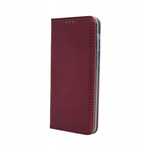 Etui Z Klapką Magnetic Iphone 15 Plus Burgundowe