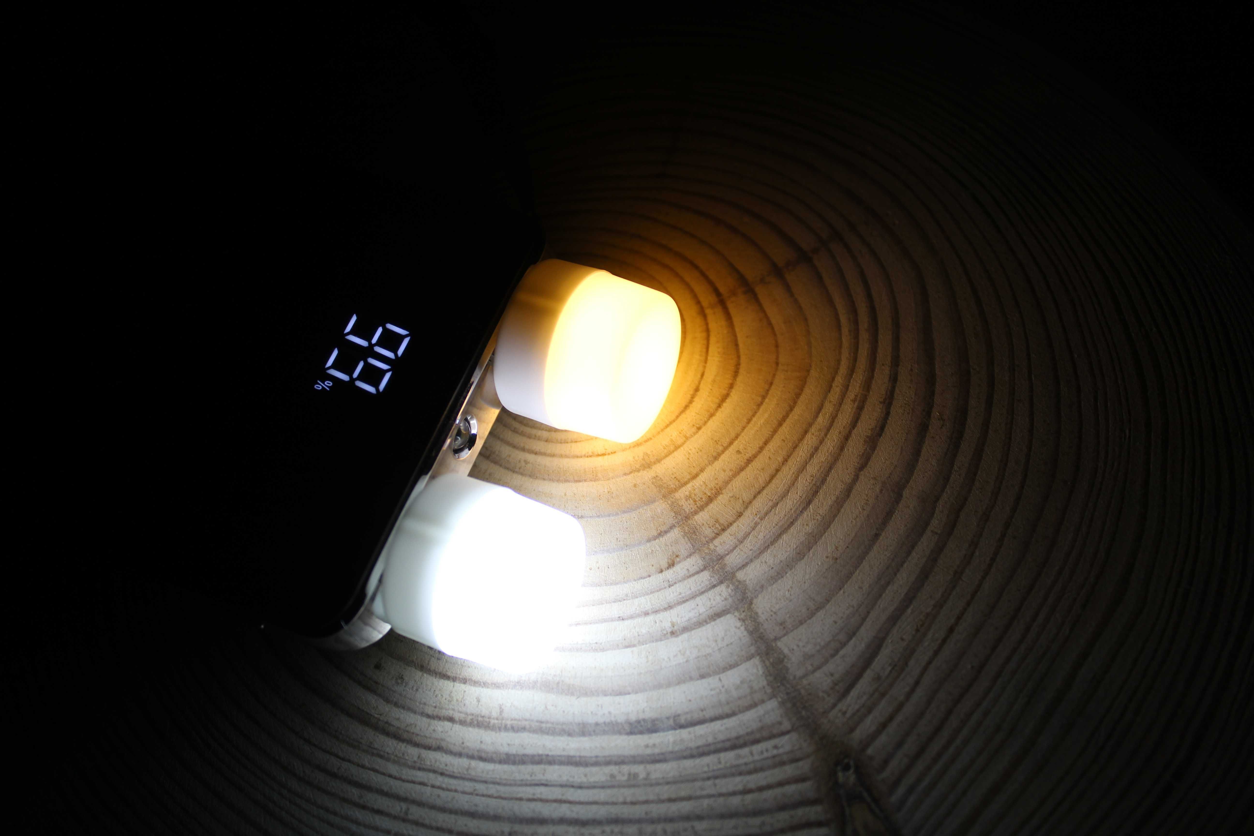 Лампочка LED от USB, тёплый / холодный свет, лампа, ночник, светильник