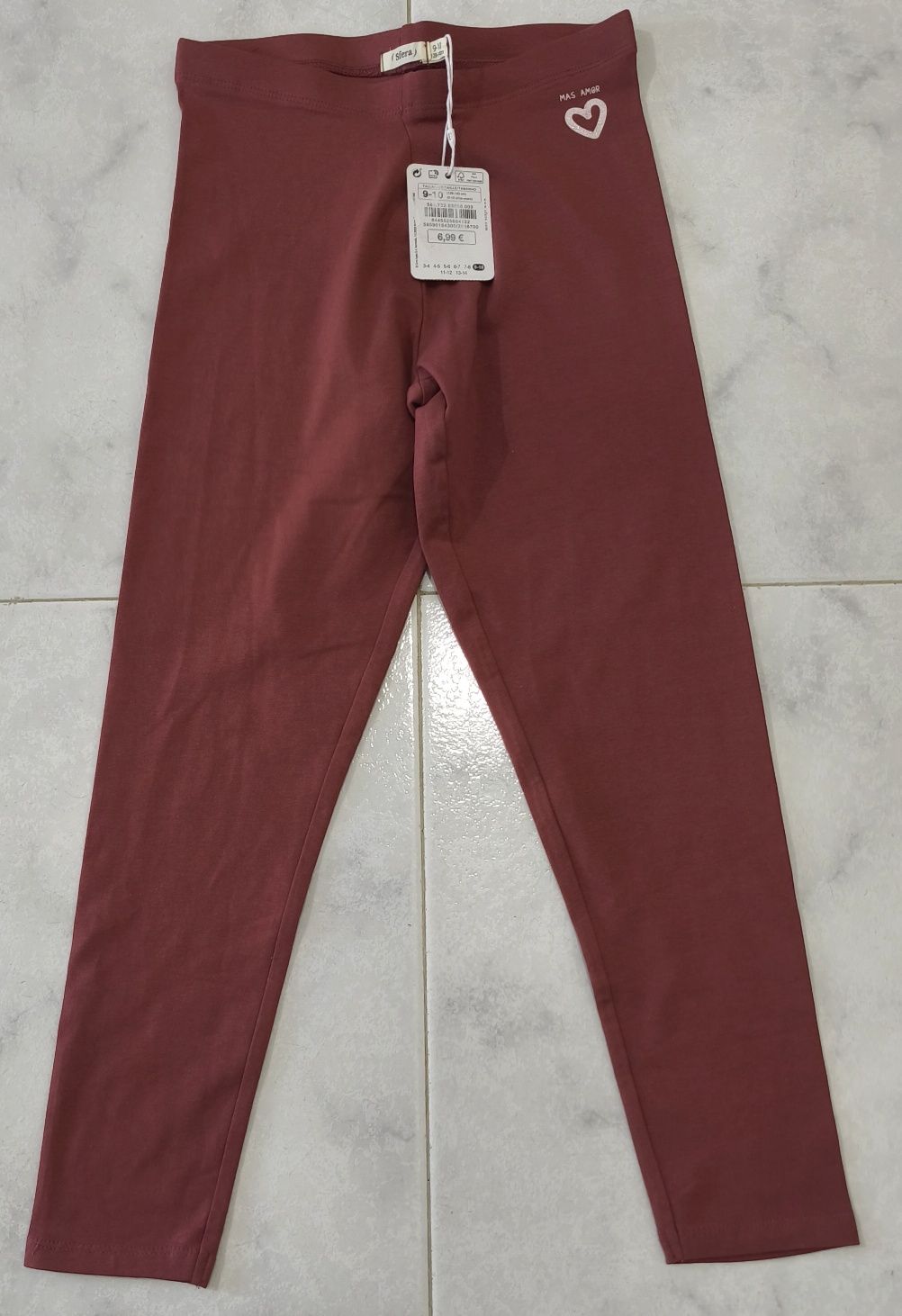 Leggings Castanhas Novas da Sfera