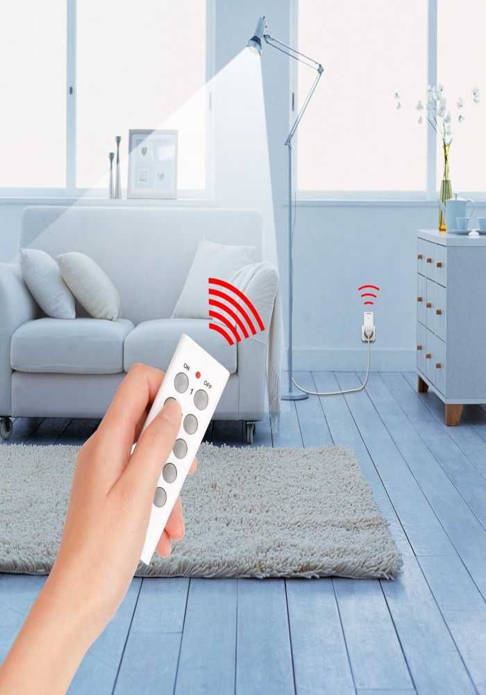 Controlo remoto RF433mhz até 10 chaves de código fixo
