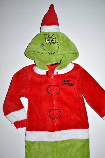 3^ The Grinch  strój przebranie piżama 11/12 Lat_ 146/152 cm