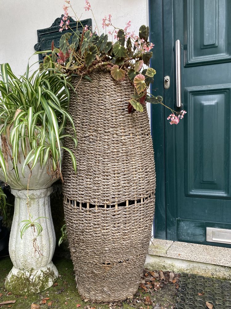 Floreiras Artesanais em Corda – Decoração Rústica/Boho
