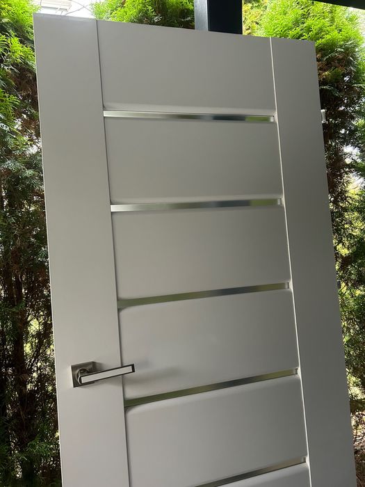 Drzwi lite drewno białe 70,80 5 sztuk