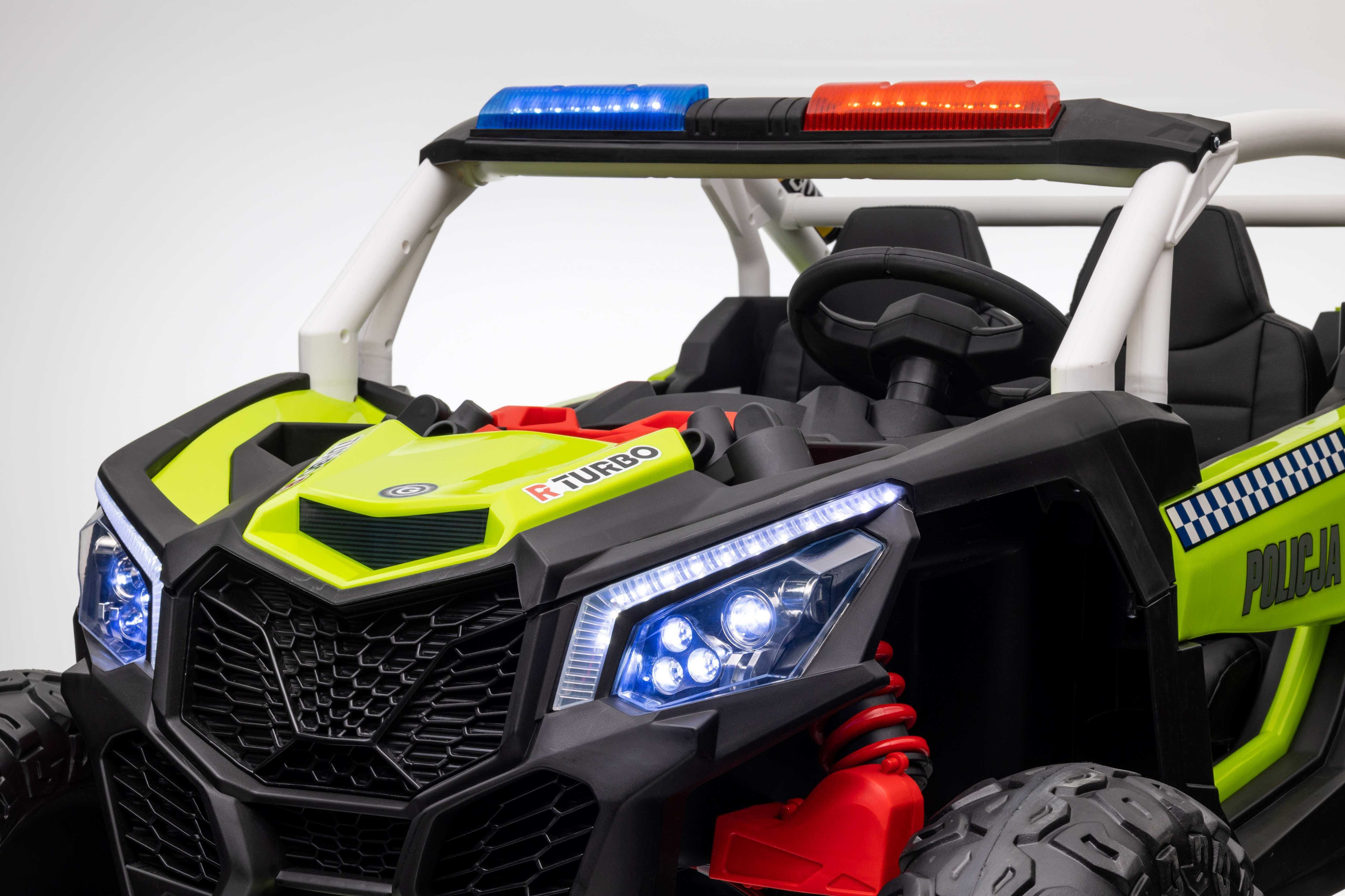 Pojazd dla dzieci BUGGY POLICJA 4X4 24V 7Ah