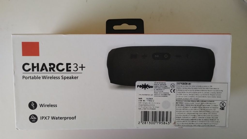 Głośnik Charge 3+ nowy