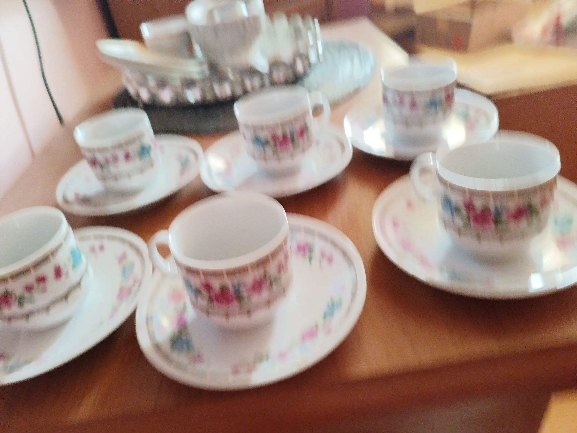 Filiżanki do espresso - 6 sztuk ,okres PRL