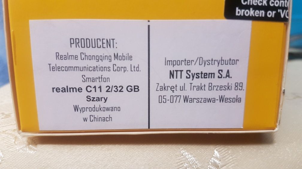 Realme c11 2021 Nowy Iron grey