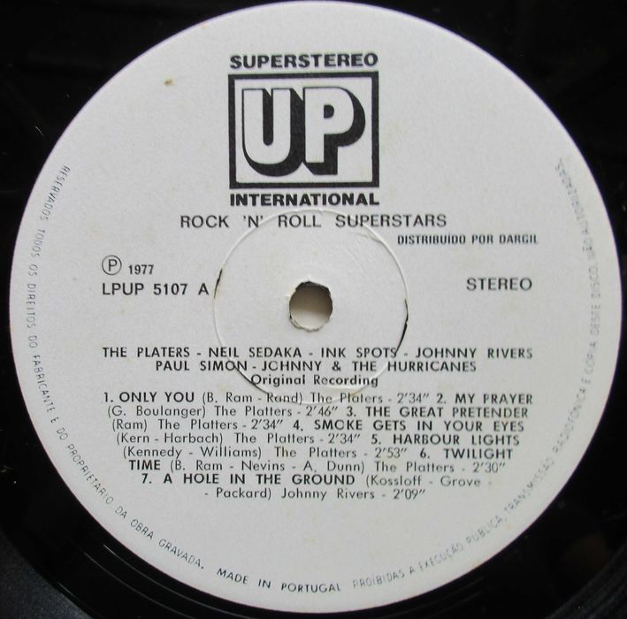 Rock & Roll Stars - - - - - Superstars - Vários - - - - - LP