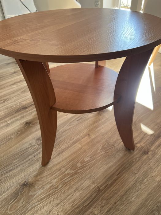 Pufy ze schowkiem i stoliczek