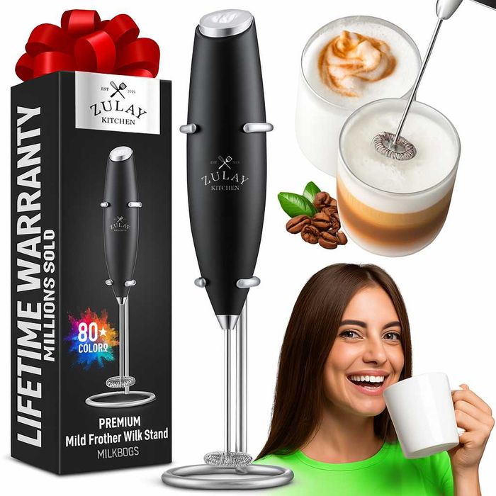 Spieniacz do mleka kawy jajek mini mikser elektryczny ręczny ubijak