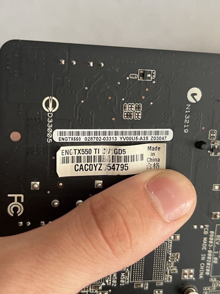 Asus GTX 550TI 1GB GDDR5