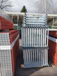 Rusztowanie elewacyjne 175m2 typ Plettac P70 6x27m nowe Pletak