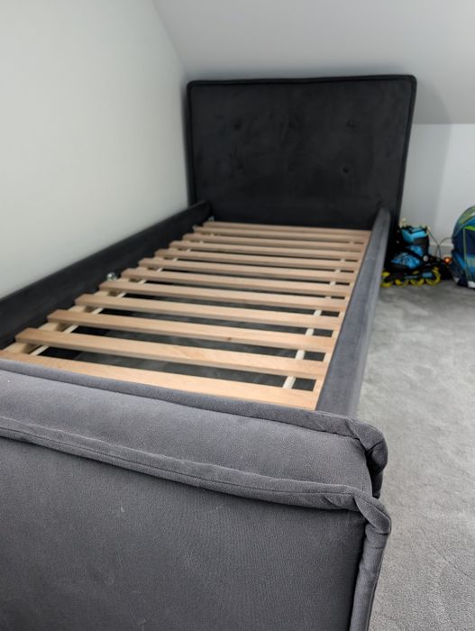Łóżko dziecięce tapicerowane na materac 90x200