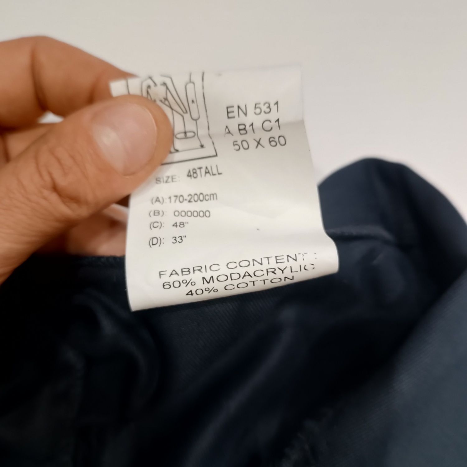 Eurox kombinezon roboczy roz, 50/60 /2XL /3x dla spawaczy mechaników
