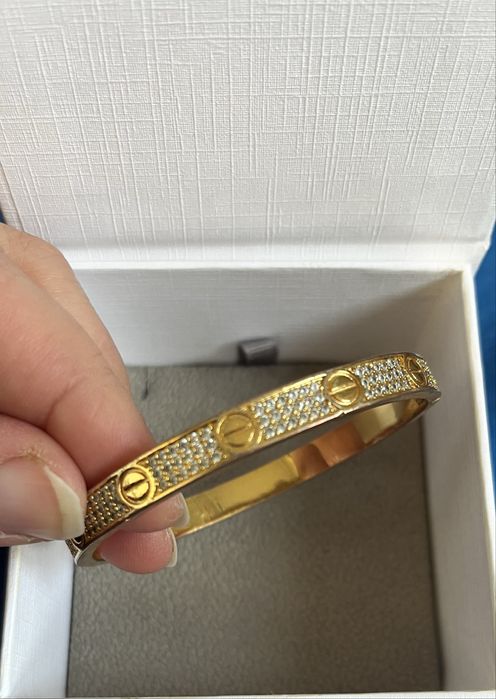 Bransoletka z kryształkami, kopia Cartiera
