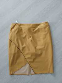 Spódnica ołówkowa plus size 44-46 spódnica z rozcięciem