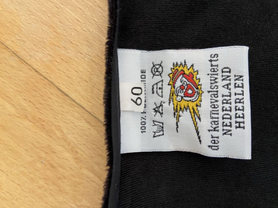 Der karnevalswierts rozm 60 kamizelka  czarna cekiny klaun clown