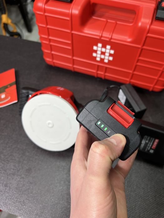 Виброприсоска Віброприсоска SHIJING 9390 Белая резина 2АКБ + Кейс