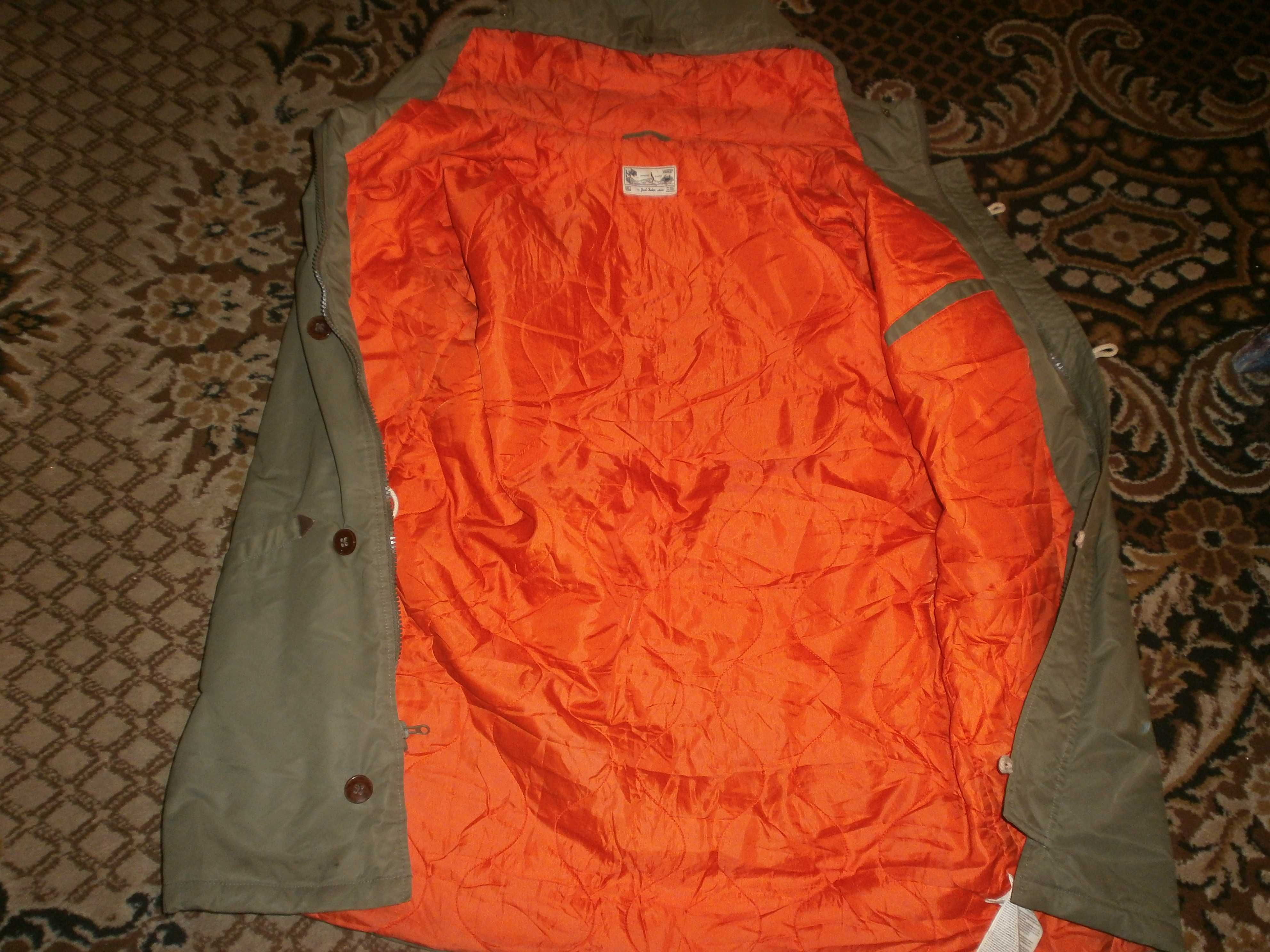 Куртка парка аляска N-3B Vans, олива, разм. XL, наш 56. ПОГ-67 см