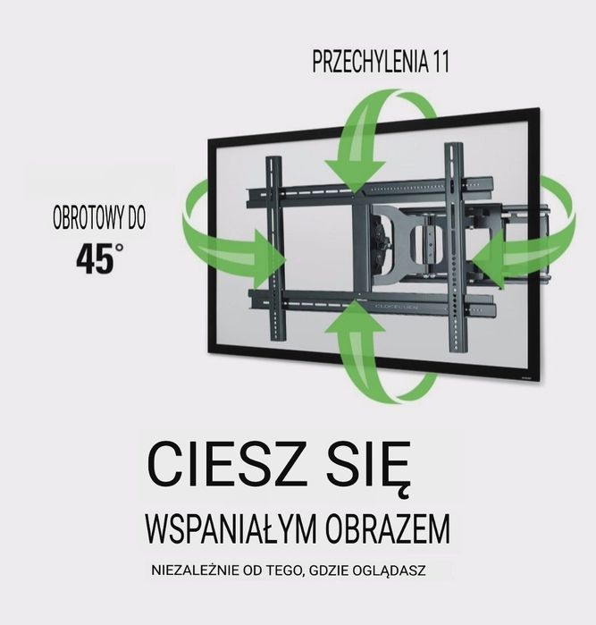 Uchwyt stojak wieszak do telewizora 37-80" 58 kg extra strong SANUS
