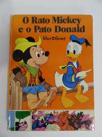 Livro O Rato Mickey e o Pato Donald da Walt Disney