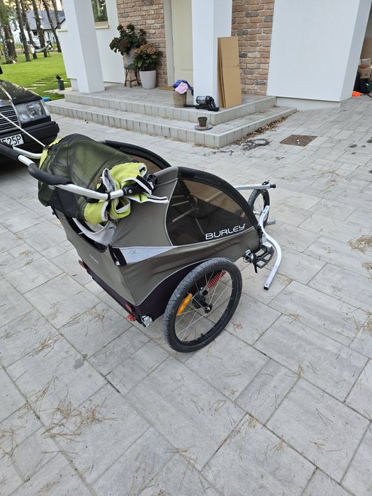 Burley D'lite 2 osobowa przyczepka rowerowa , składana , regulowane op