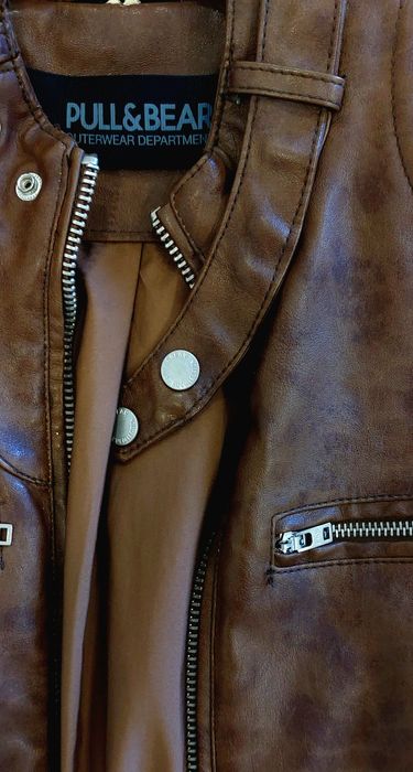 Casaco pele homem | Pull&Bear - Tam M