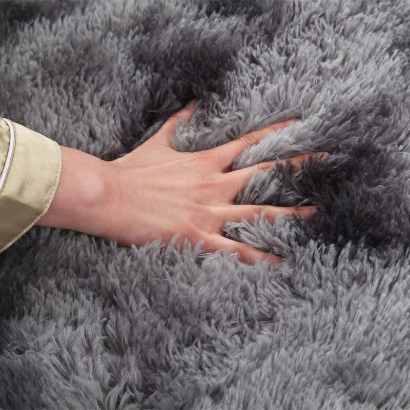 Плюшевий м'який килим коврик под ноги прикроватный ковёр