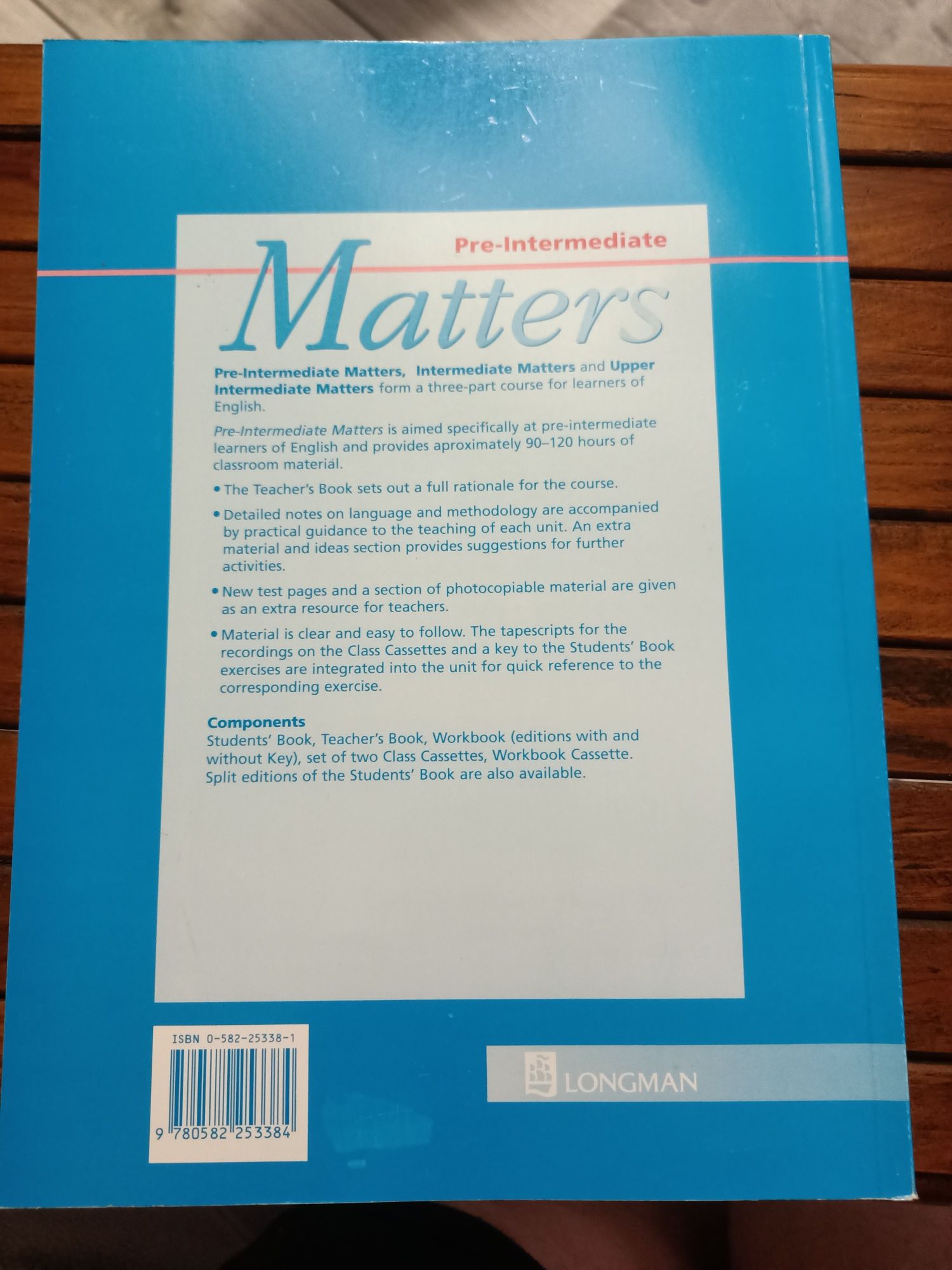 Matters pre-intermediate teachers book